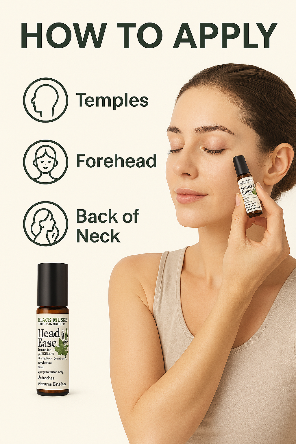 Head Ease Essential Oil – Peppermint Lavender