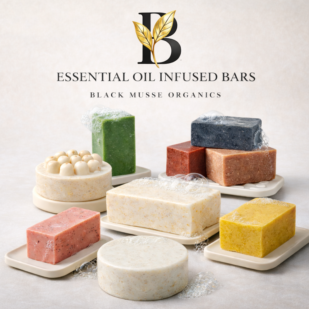 Mango Butter & Shea Butter Handcrafted Soap Bars - Set of 3 (12 oz)