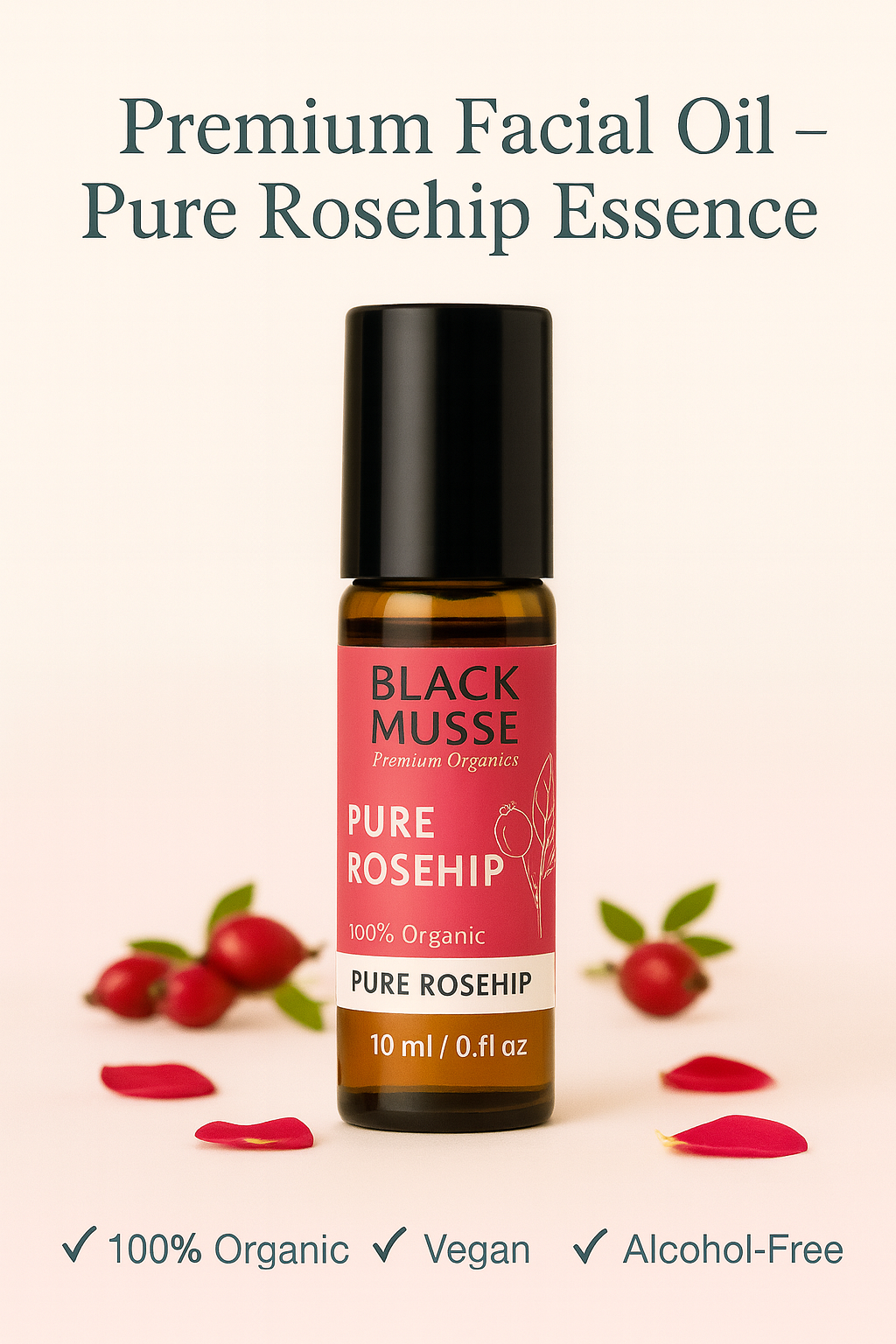 Pure Rosehip Facial Serum – Hydrating Anti-Aging Facial Oil