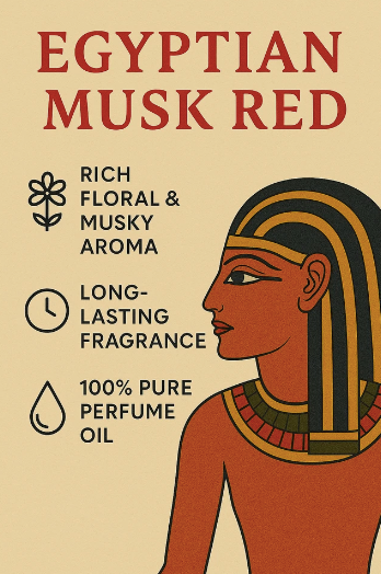 Egyptian Musk Red - Warm Sensual Musk Fragrance