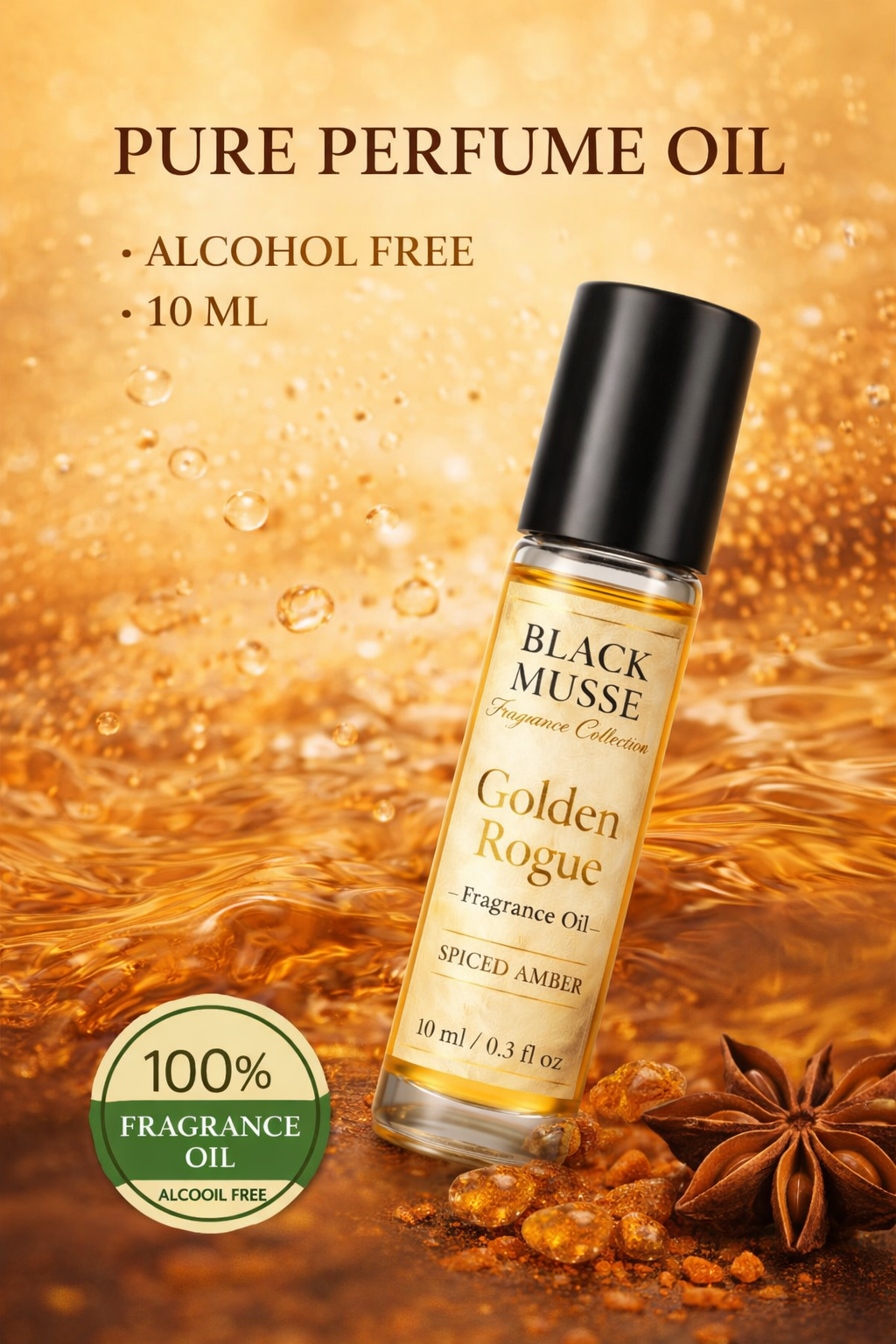 Golden Rouge - Spiced Amber Fragrance