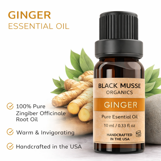Ginger Essential Oil- 100% Pure Premium Grade, Undiluted, Natural, Therapeutic
