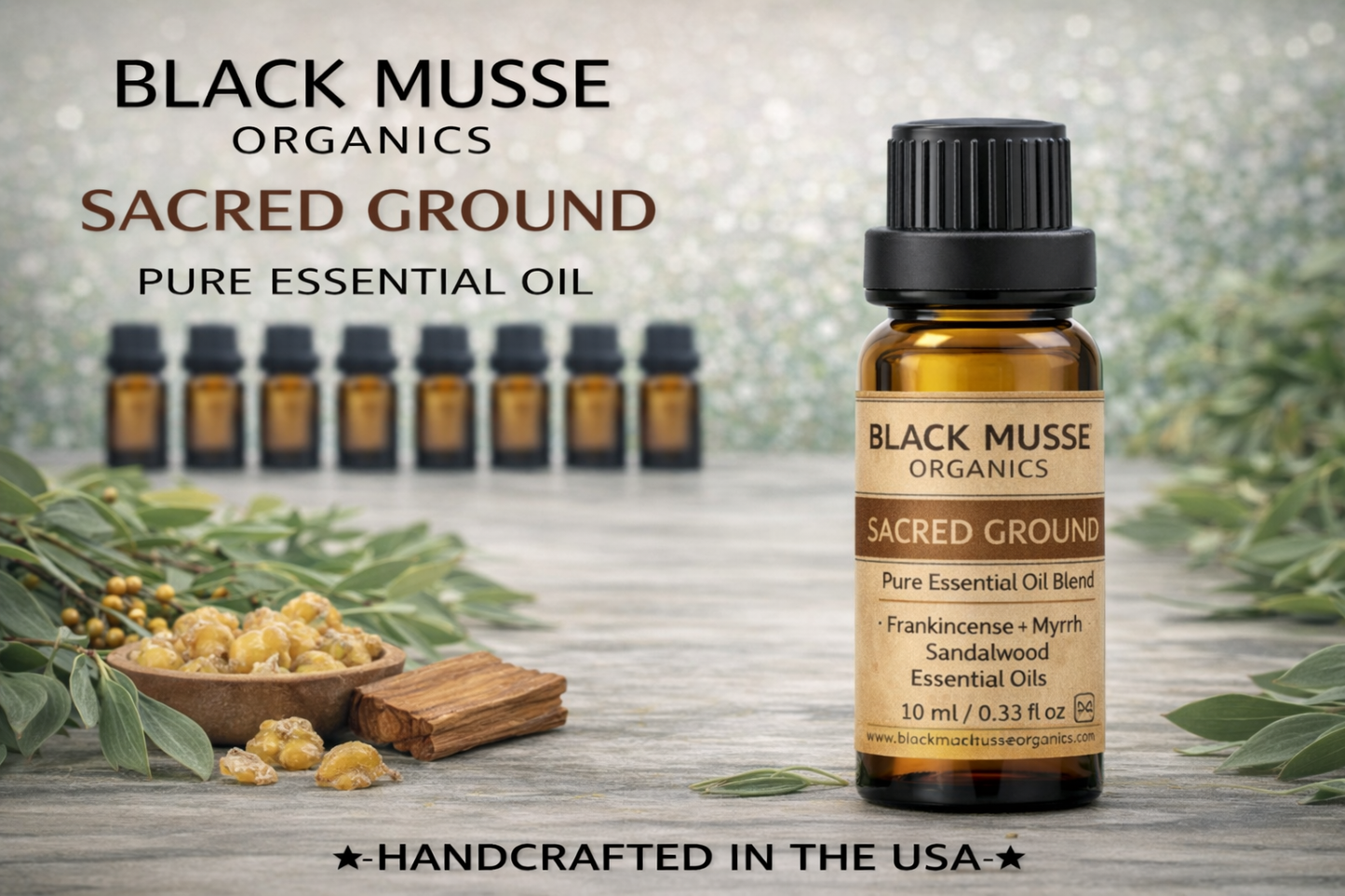 Sacred Ground Essential Oil Blend - 100% Pure Premium Grade, Undiluted Natural Therapeutic