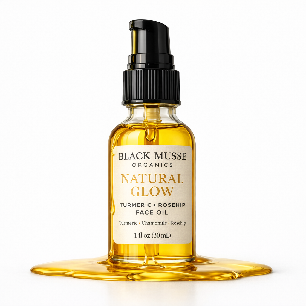 Turmeric & Rosehip Face Oil -Natural Glow Moisturizer