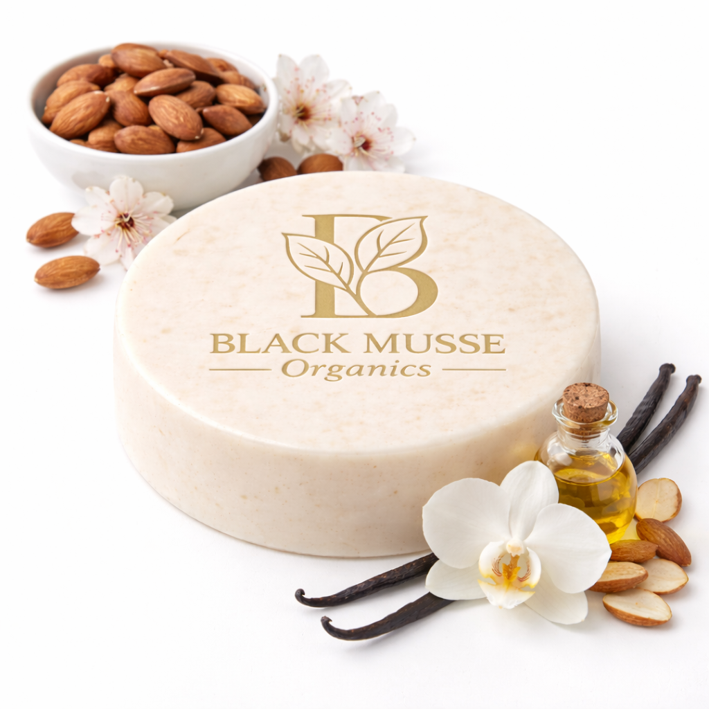 Almond Vanilla & Goat Milk Handcrafted Soap Bars - Set of 3 (12 oz)