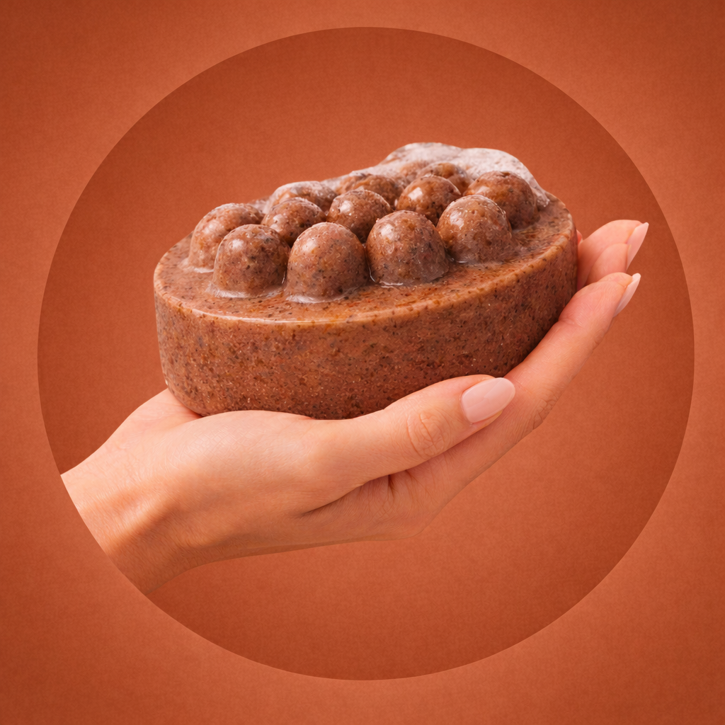 Pumpkin Spice & Coffee Shea Butter Handcrafted Soap Bars - Set of 3 (12 oz)