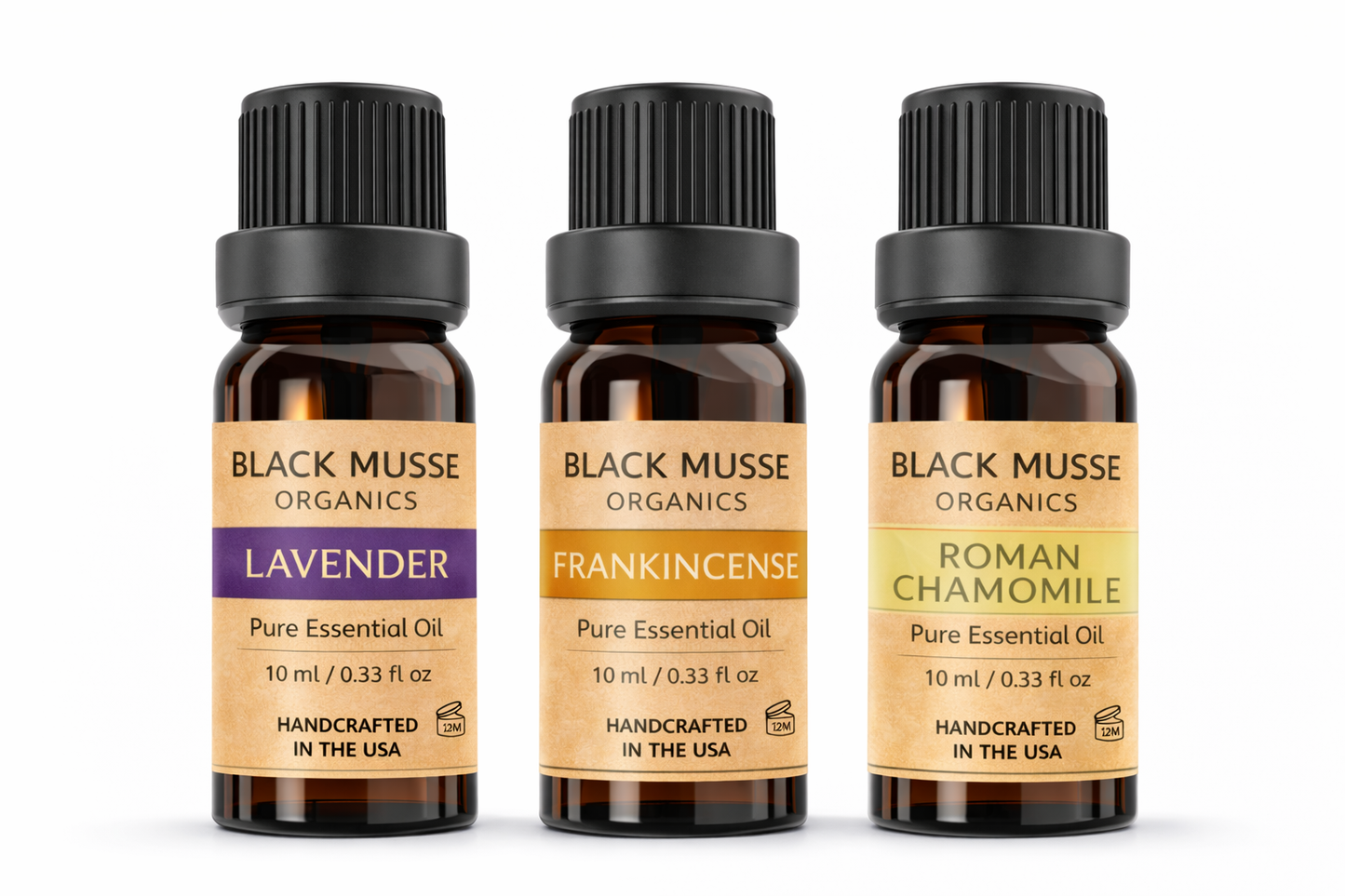 Relax & Sleep Calm Essential Oil Set | Lavender Chamomile Frankincense | 3×10 ml