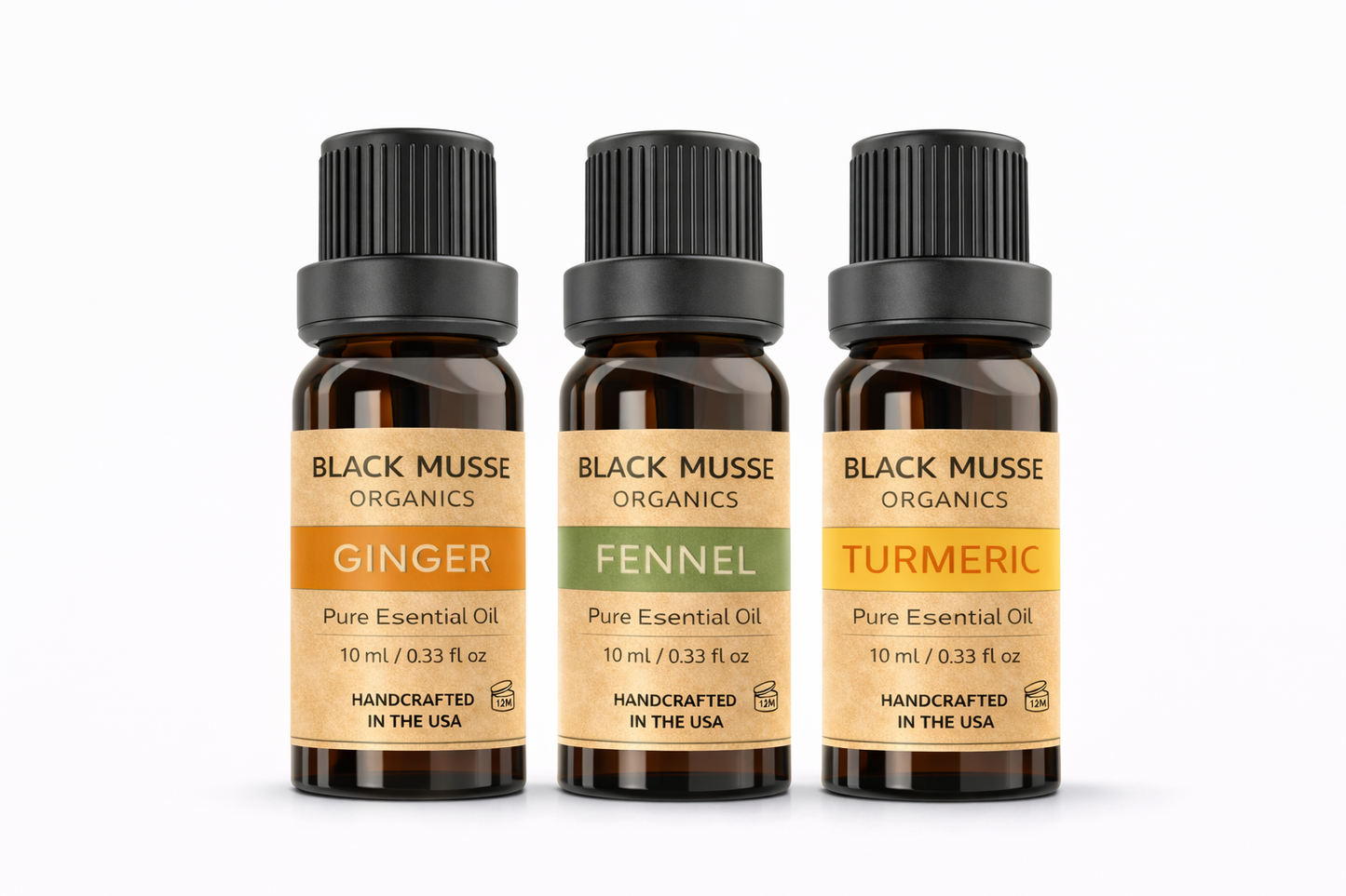 Warm Balance Essential Oil Set | Ginger Fennel Turmeric | 3×10 ml - Warm Aromas