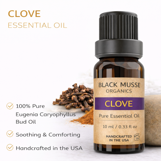 Clove Essential Oil- 100% Pure Premium Grade, Undiluted, Natural, Therapeutic