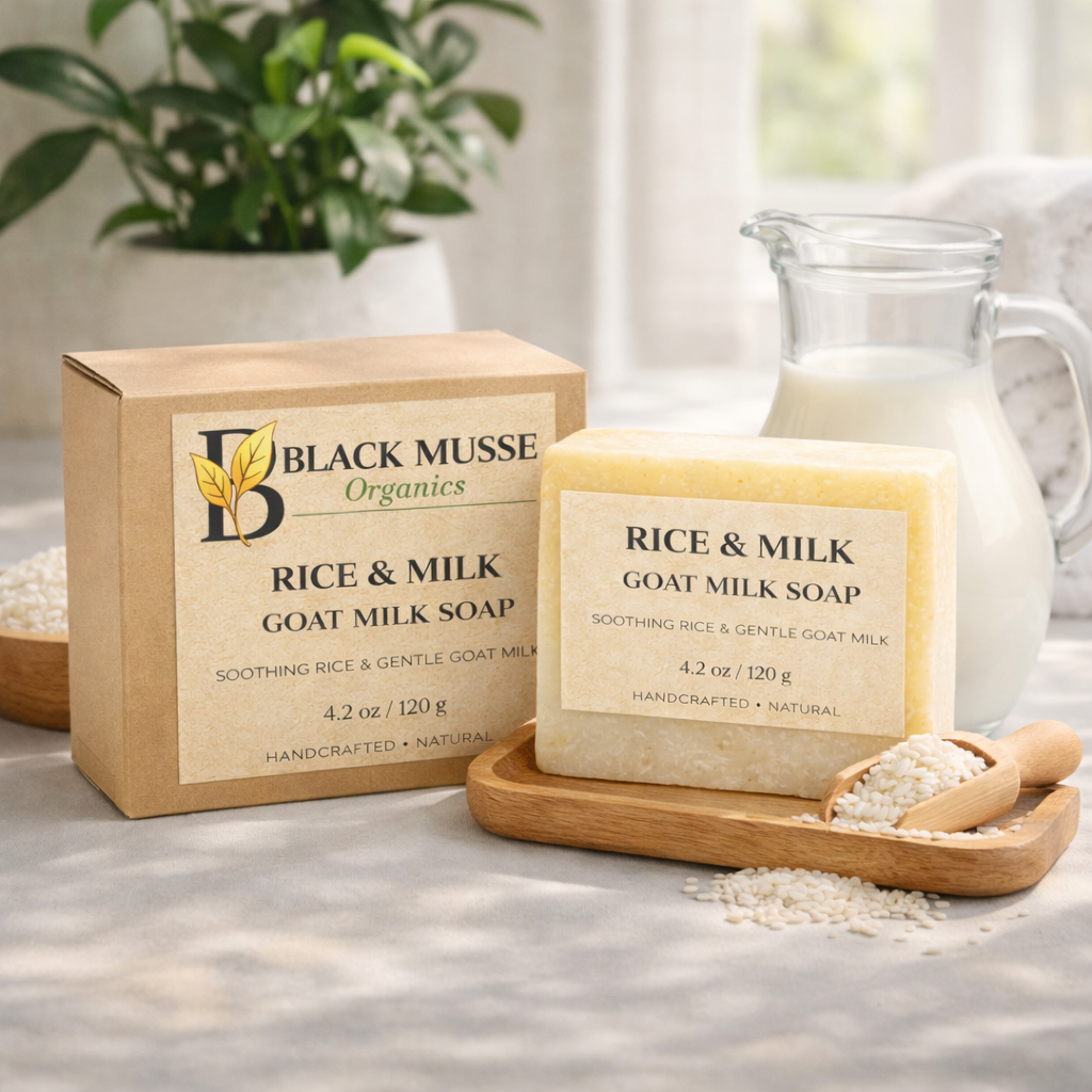 Rice & Milk Infused Oil Bar – Goat Milk Soap (Pack of 3)
