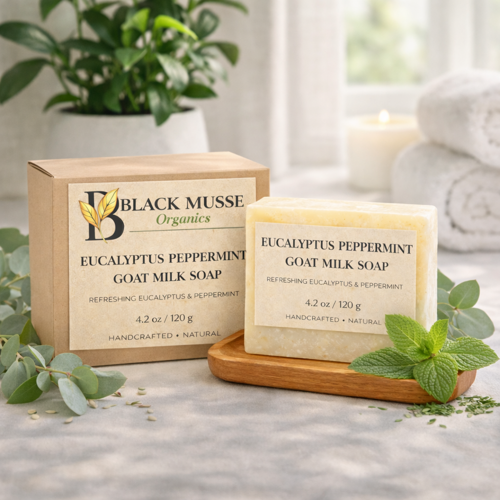 Eucalyptus Peppermint Infused Oil Bar – Goat Milk Soap (Pack of 3)