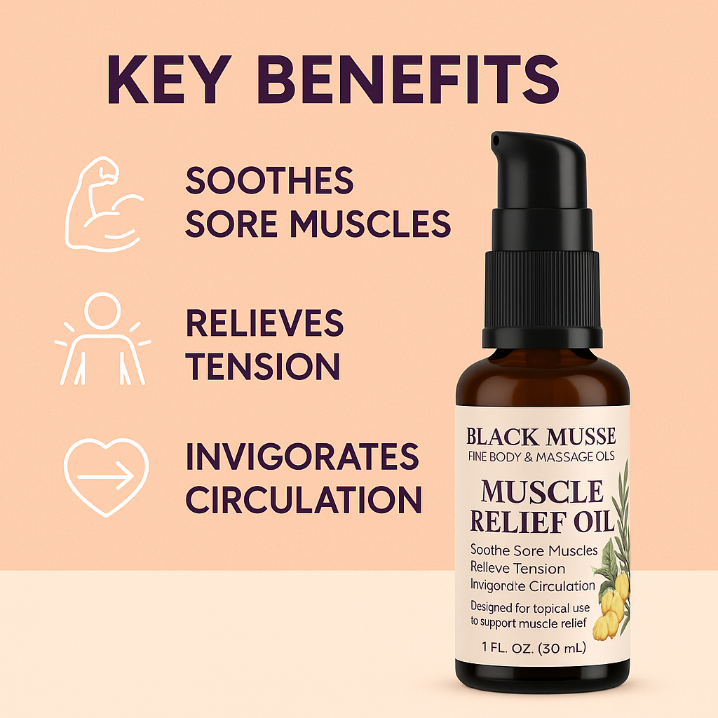 Muscle Relief – Herbal Warm Massage Oil