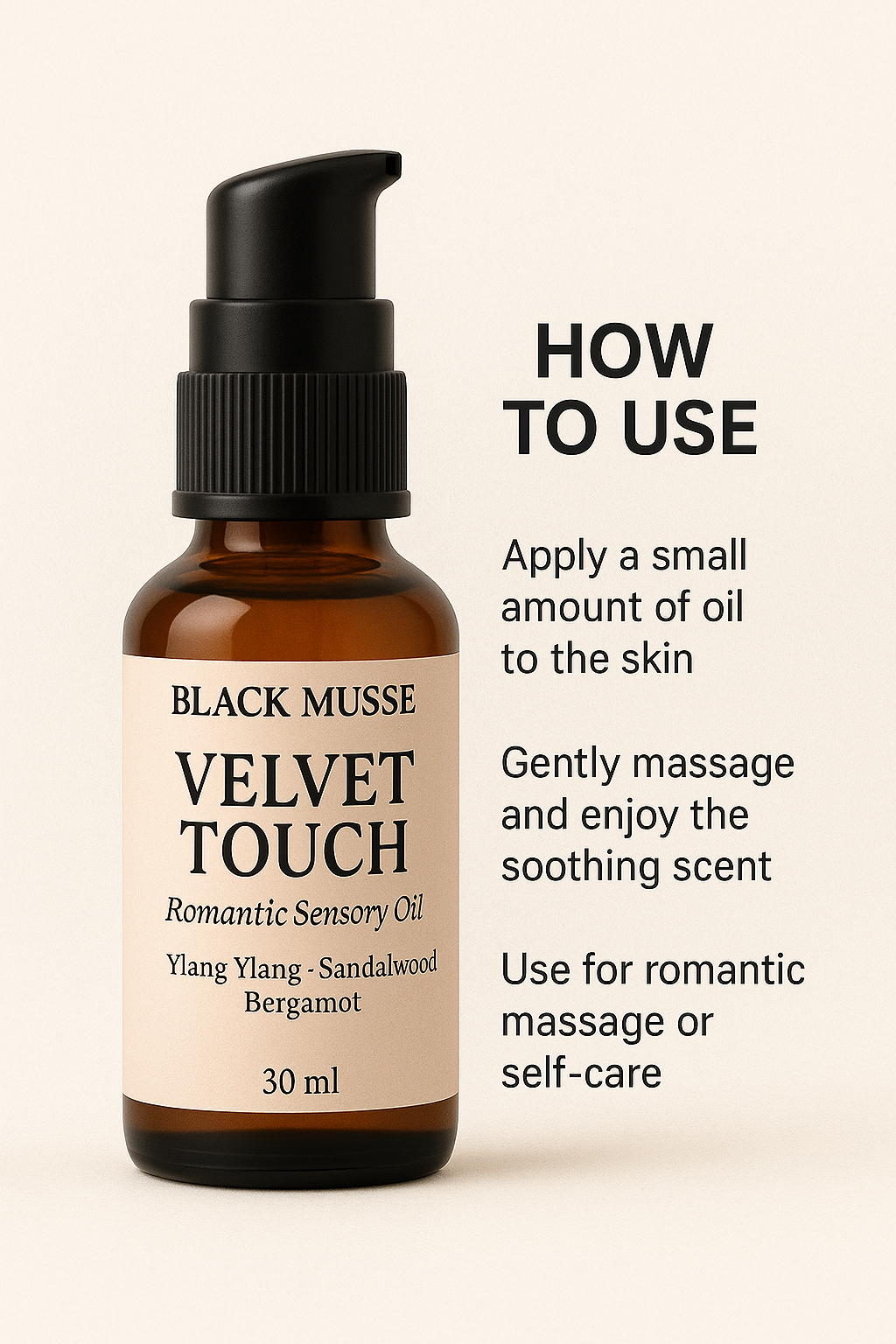 Velvet Touch - Sensual Romantic Body Massage Oil