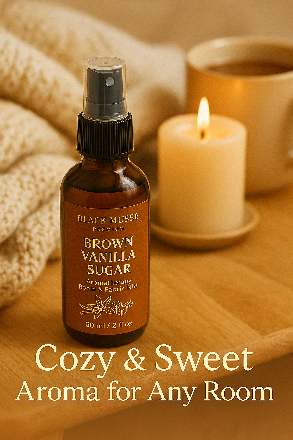 Brown Vanilla Sugar – Cozy Aromatherapy Mist