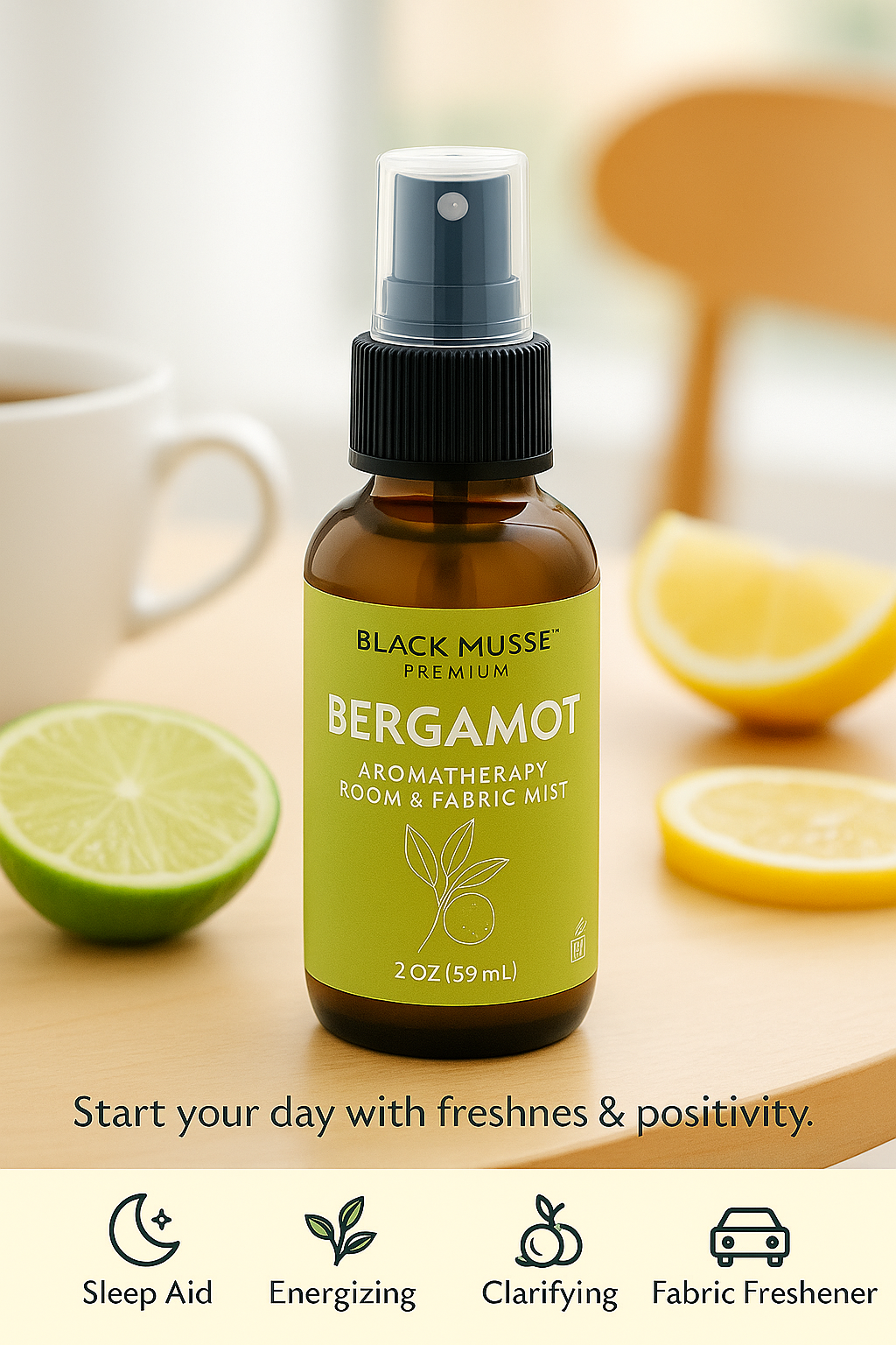 Bergamot – Bright Citrus Uplifting Mist