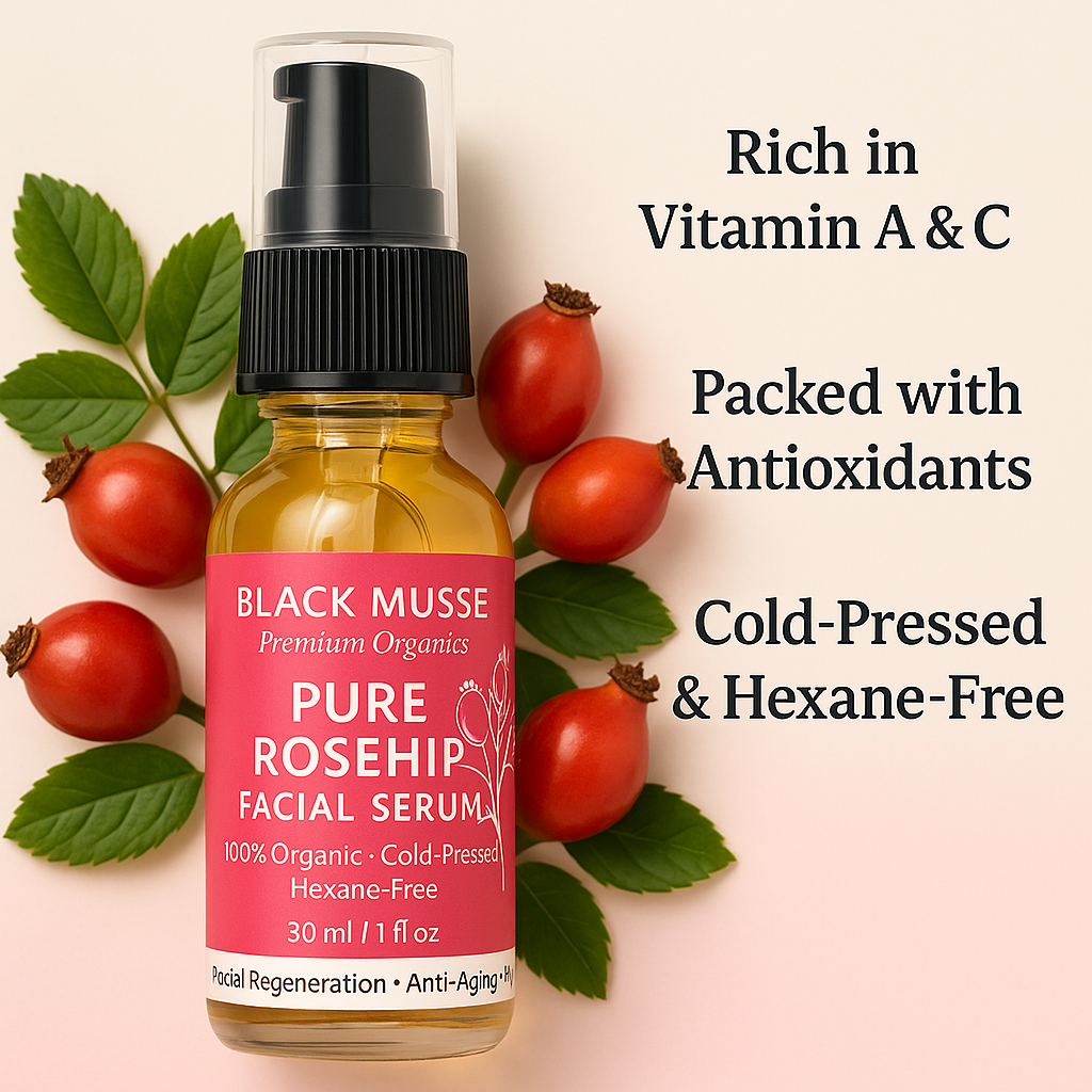Pure Rosehip Facial Serum – Hydrating Anti-Aging Facial Oil