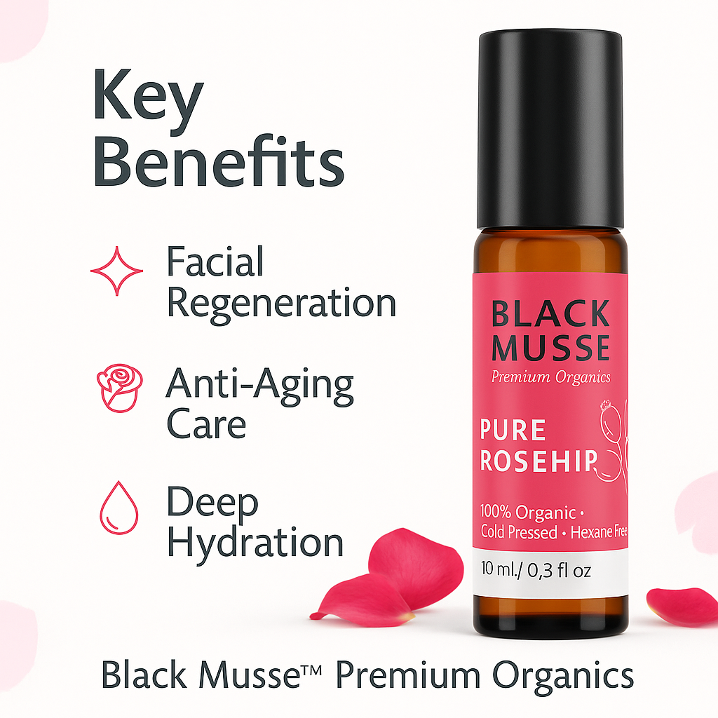 Pure Rosehip Facial Serum – Hydrating Anti-Aging Facial Oil